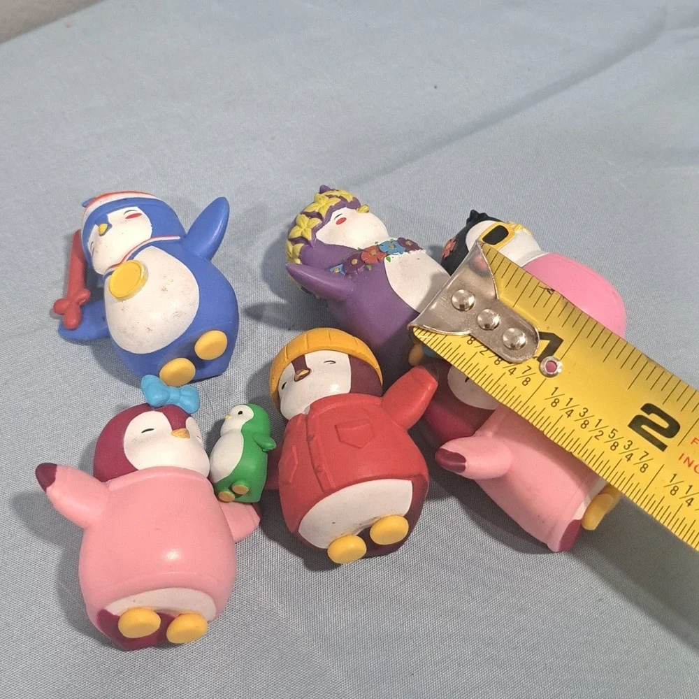Pudgy Penguins Mini Collectible Toys Lot of 6 Action Figures